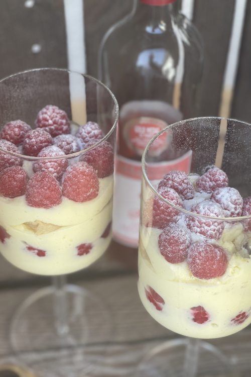 Himbeer Tiramisu Box oben